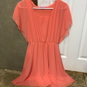 S Peach Colored Dress